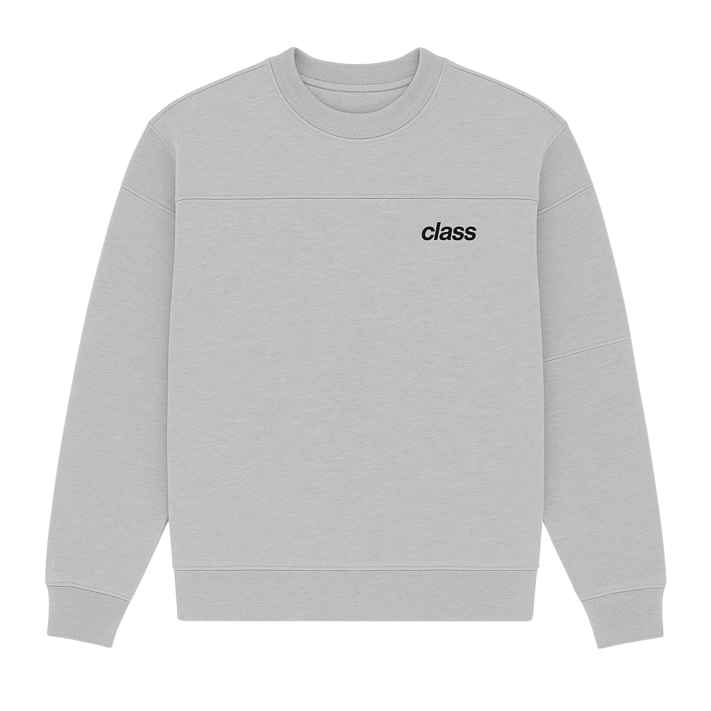 GREY CREWNECK